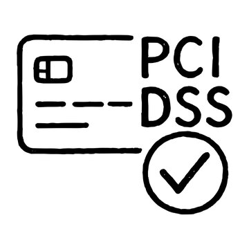 PCI DSS Compliance Doodle Icon