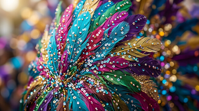Carnival Feather Macro