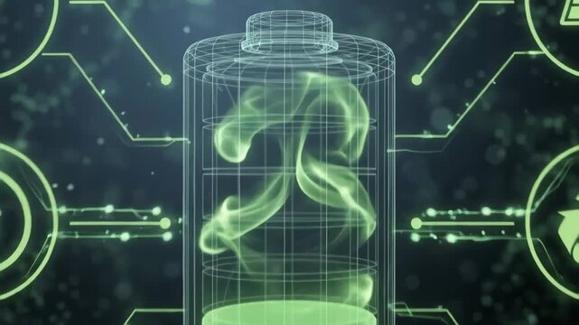 Battery charging in digital energy network