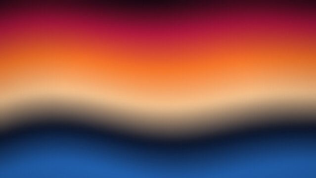 Abstract colorful gradient background featuring wavy lines in blue orange and pink hues creating soft visual depth and artistic mood.