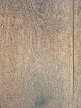 Natural light brown wooden board shows detailed grain patterns and knots in a simple setting