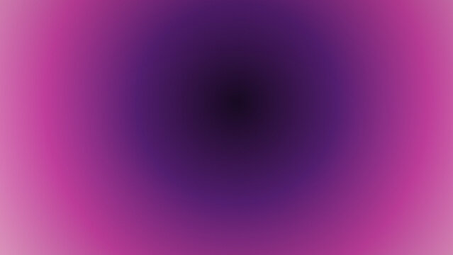 Abstract Purple And Pink Radial Gradient Background With Soft Blurred Edges And Dark Center Void