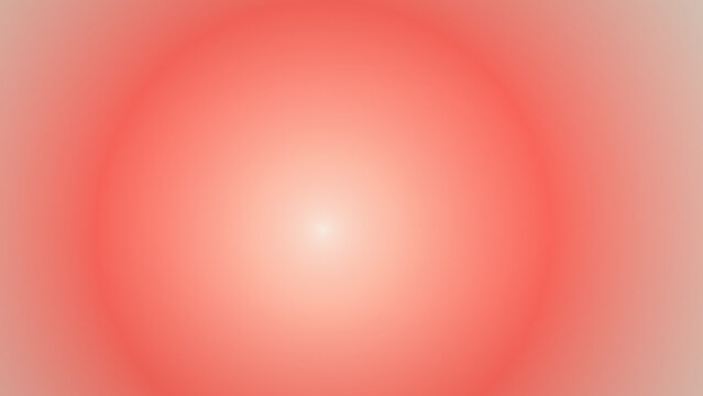 Abstract red glowing circular background with soft gradient rays radiating from center creating warm atmosphere and depth