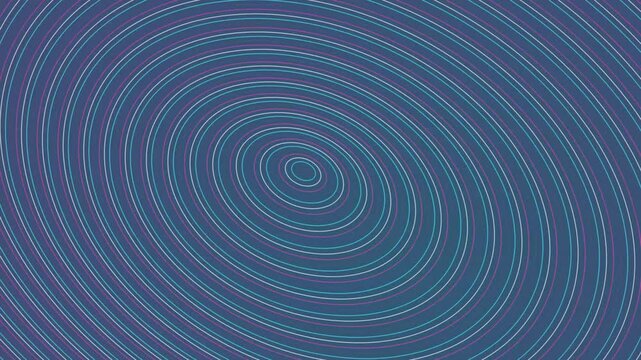 Abstract Optical Moire Pattern with Concentric Circles in Soft Blue and Pink Gradient Tones