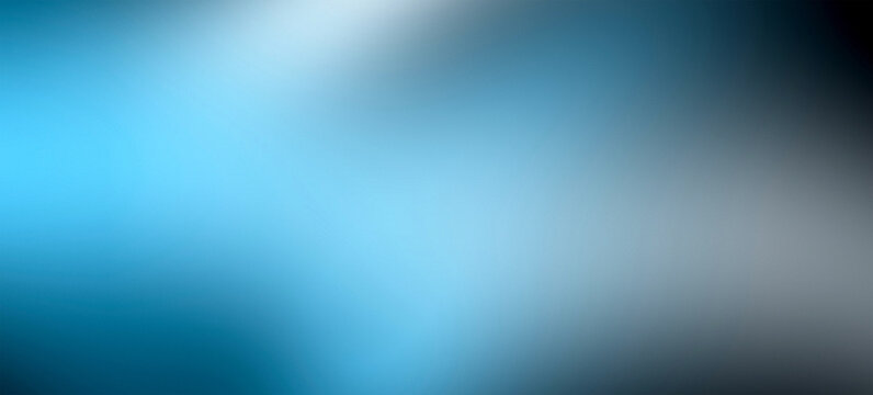 Blue and gray gradient background with cool blur soft glow and dark corner shadow texture design