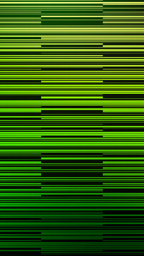 Horizontal line pattern background with green glitch stripe on black for digital wallpaper and banner design