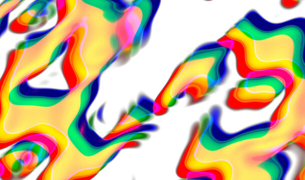 Rainbow light leak overlay texture with wavy color wave pattern glowing across iridescent textured screen for project