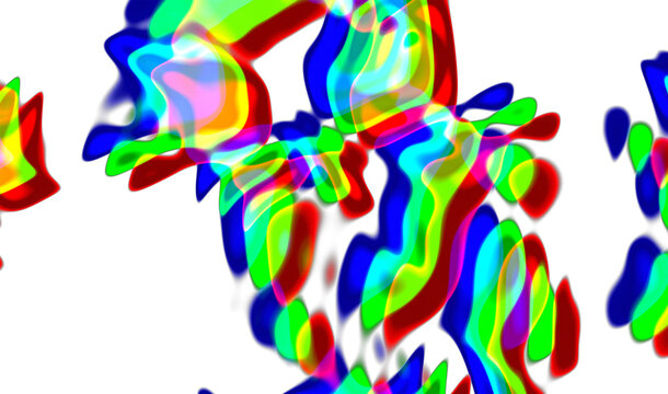 Rainbow light leak overlay texture with vivid color wave pattern glowing across bright textured texture for background