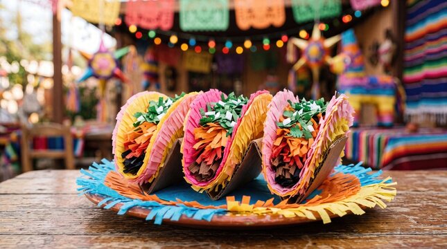 Tacos Made From Pi Ata Materials Mexican Cuisine