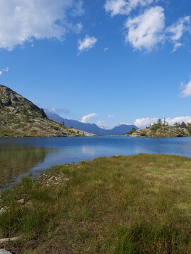 lake at Champorcher Valley - Aosta - Italian Alps