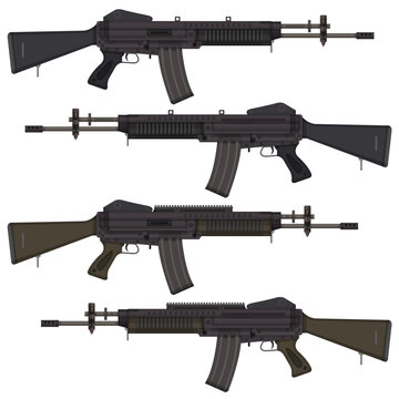 Modern Automatic American Assault Rifles