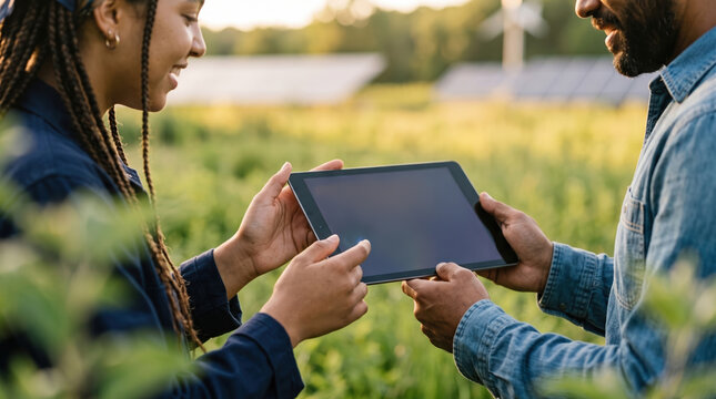 Smart Grid Data on Tablet in the Field