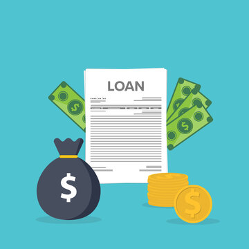 Loan Agreement and Money Lending Concept