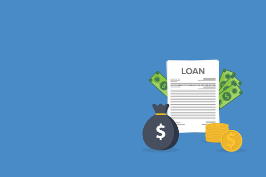 Financial Lending Document and Capital Funding Concept