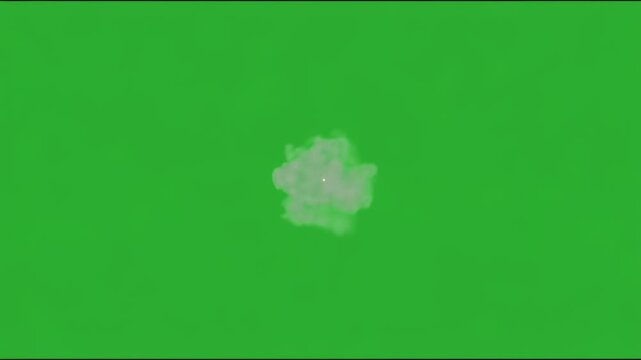 Flashbang white flash effect on green screen