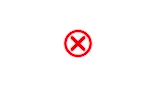 Minimal circular close icon a mark on a white background. Ideal for cancel, close, delete, remove, error messages.