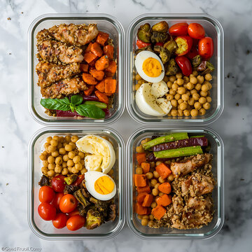 Healthy High Protein Meal Prep Containers