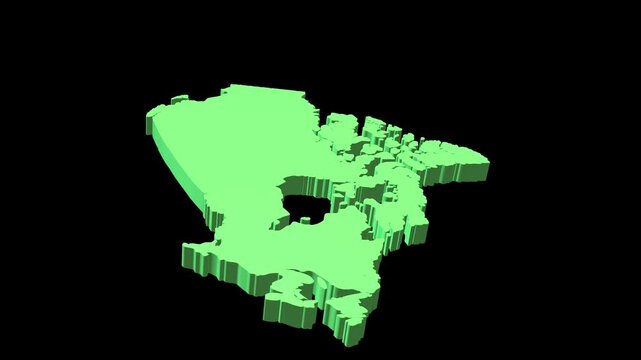 China, map, 3d map, China map, green, rotating, animation, black background, motion graphic, loop, geography, asia, beijing, chinese, cartography, border, territory, region, nation, country, atlas, lo