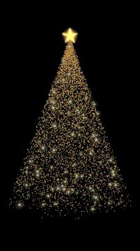 Arbol de navidad con luces de colores