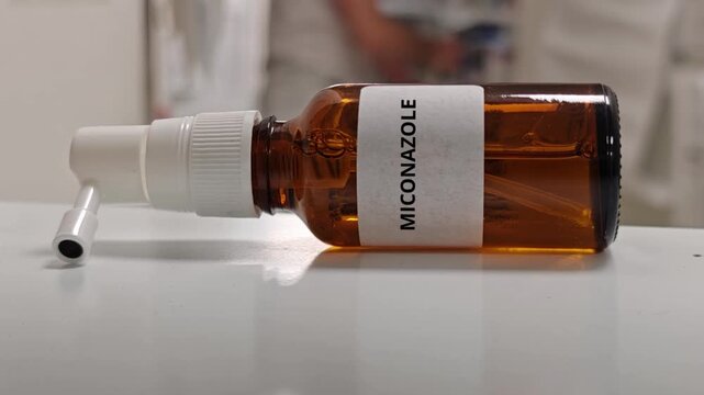 MICONAZOLE topical antifungal spray for the treatment of susceptible fungal skin infections