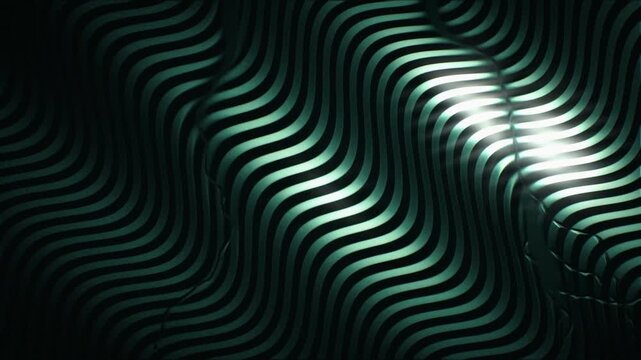 Dark cinematic teal turquoise branching lightning with wavy ridges and embossed relief, seamless loop motion for motion background, titles, and VJ set.