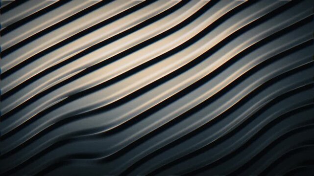 Dark cinematic silver and gray ink strata with flowing smoke waves and embossed relief, ideal for seamless loop motion background, titles, and VJ set.
