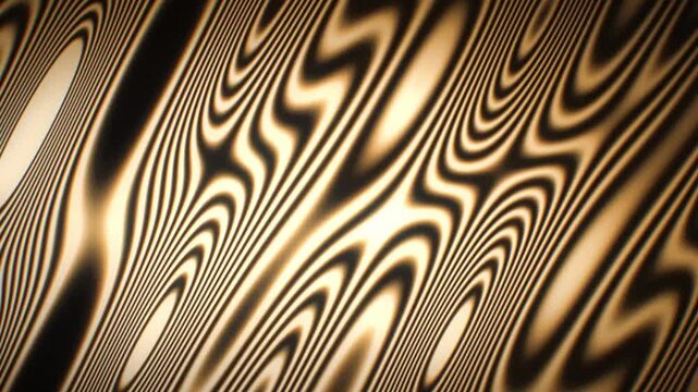 Seamless loop animation: gold and amber flowing smoke with glowing contour lines set a dark cinematic mood for motion background, titles, VJ sets, and screensavers.