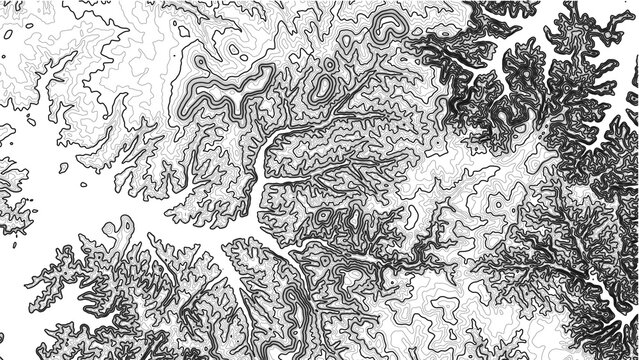 Beauford Beaver Hollow Topographic Map White Background Minimalist Contour Lines 4K Arkansas
