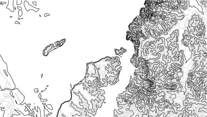 Cedar Ridge Topographic Map White Background Minimalist Contour Lines 4K Arkansas © Auras