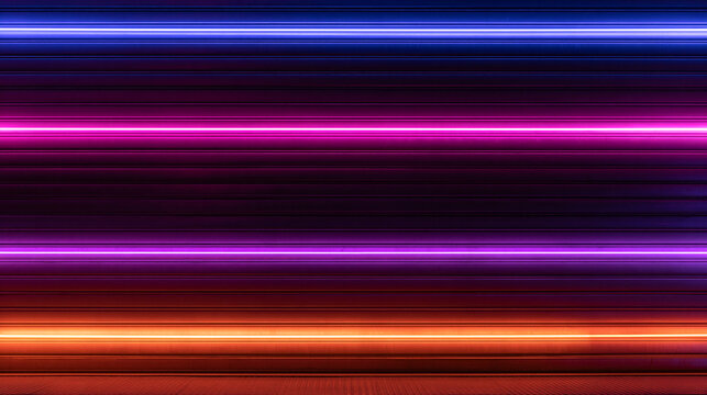 Vibrant Glowing Neon Speed Lines Abstract Background