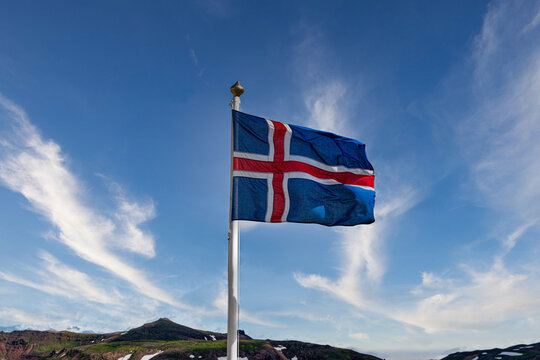 Icelandic Flag, East Iceland
