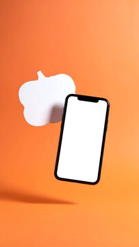 Halloween Digital Discount Smartphone with Orange Gradient