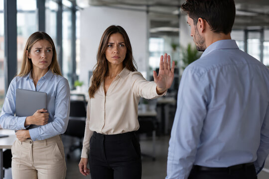 Women Setting Boundaries Against Workplace Harassment and Misconduct