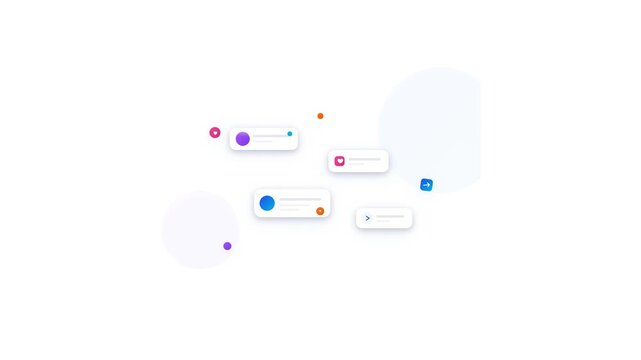 Abstract minimalist vector icons set for modern design.