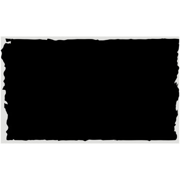 abstract torn black paper vector with jagged edges, monochrome texture and diagonal linear pattern in asymmetrical