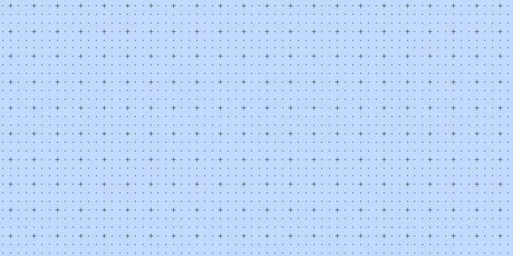 Light blue dotted grid pattern background with subtle geometric texture. Tiny repeating points create a clean technical surface for stationery, wallpaper and modern graphic design. Seamless vector 