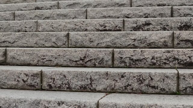 Tokyo, Japan - August 21, 2026: Panoramic view of stone steps