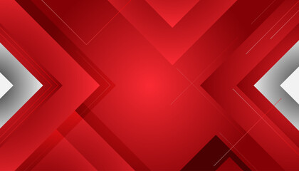 Fototapeta premium Luxury Red Geometric Abstract Background with Modern Gradient Layers and Elegant Minimal Design