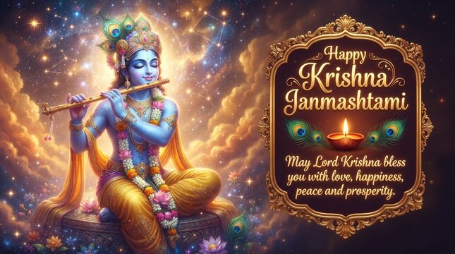 Shri Krishna Janmashtami Dahi Handi Gokulashtami Krishnashtami Krushna Jayanti Ashtami Rohini Kanhaiya Janmotsav Nandotsav Celebration Divine Festive Devotion Joy Culture Tradition ...
by Kiran