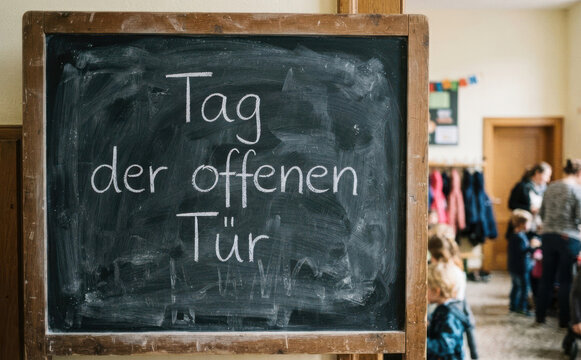 Tag der offenen T&uuml;r - Schule Kindergarten Willkommen Veranstaltung Bildung Konzept
