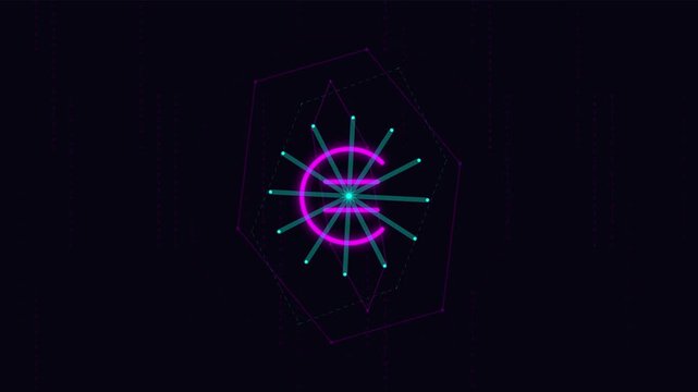 Digital currency encryption background featuring abstract blue glowing data streams, binary code particles, and secure financial technology concepts for cryptocurrency and fintech.