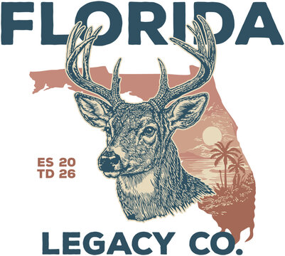 Florida t shirt design