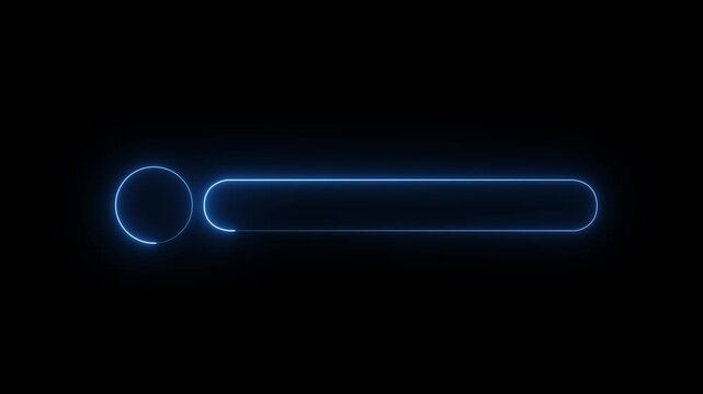 Lower third neon line animation title. Simple and comfortable to use. lower third animation, modern news lower third title bar 4K animation.