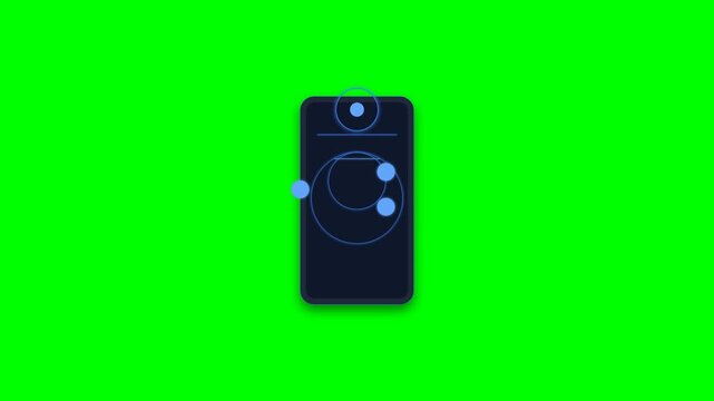 Digital Basketball Playbook Animation on Smartphone Screen.