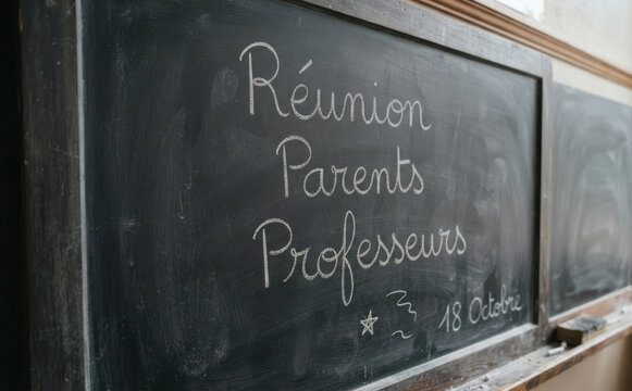 R&eacute;union Parents Professeurs - &Eacute;ducation, &eacute;cole et rencontre entre enseignants et familles pour le suivi des &eacute;l&egrave;ves