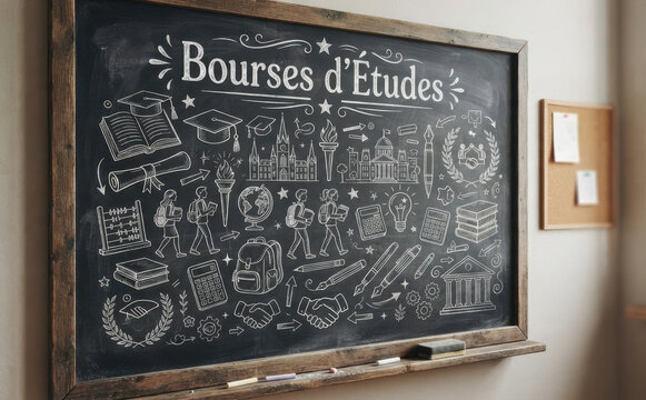 Bourses dEtudes Tableau noir education etudes universitaires bourses formation
