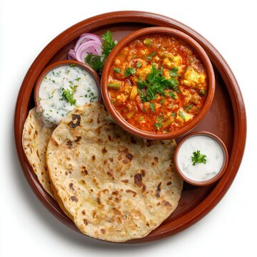 menu with mixed vegetable curry  isolated on a white background
