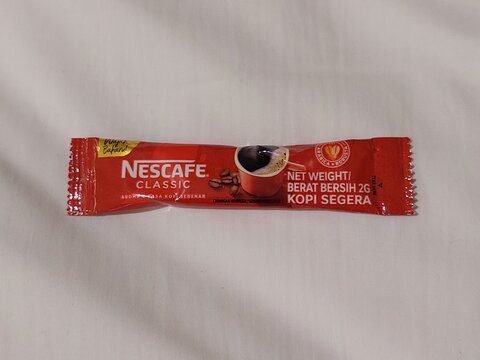 Nescafe classic instant coffee stick in Bencoolen, Singapore