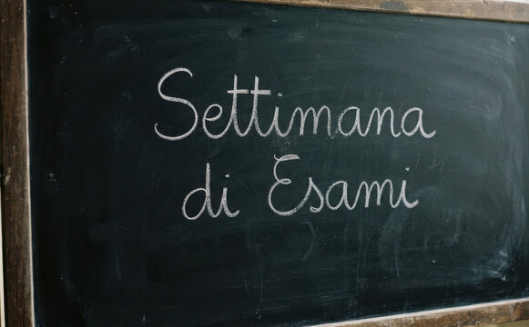 Settimana di Esami - Esame universitario e sessione scolastica