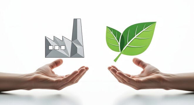 Balancing Industrial Development with Environmental Sustainability A Symbol of Eco-Friendly Growth and Corporate Responsibility